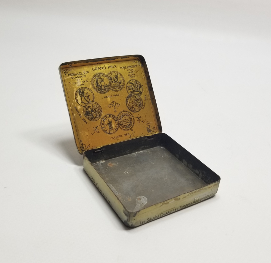 ÜZERİ OSMANLICA YAZILI SİGARA TABAKASI