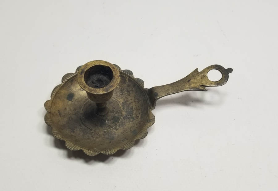 SÜLEYMANİYE DAMGALI EL YAPIMI OSMANLI DÖNEMİ NADİR TİPTE EL MUMLUĞU