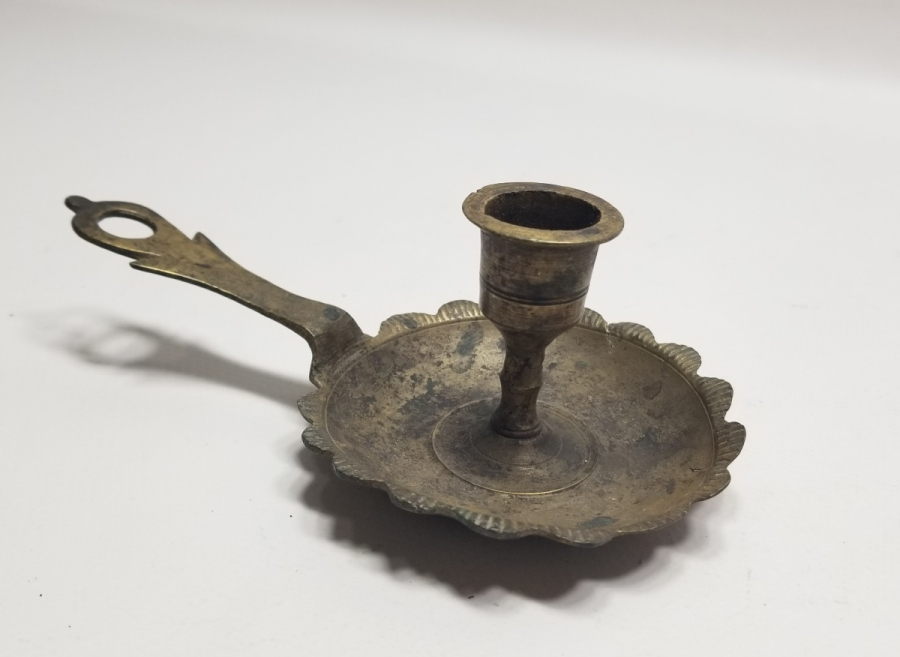 SÜLEYMANİYE DAMGALI EL YAPIMI OSMANLI DÖNEMİ NADİR TİPTE EL MUMLUĞU