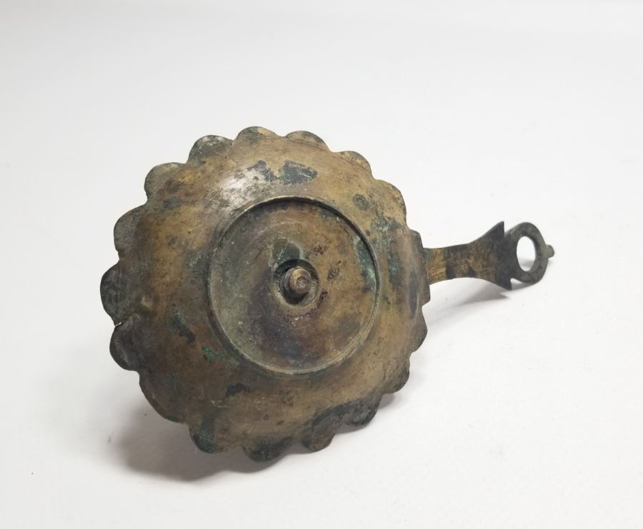 SÜLEYMANİYE DAMGALI EL YAPIMI OSMANLI DÖNEMİ NADİR TİPTE EL MUMLUĞU