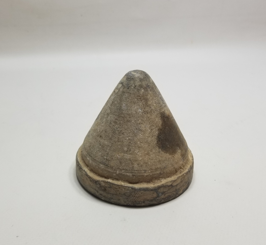 OSMANLI DÖNEMİ TOP MERMİSİ BAŞLIĞI FORMUNDA YAPILMIŞ ÇOK NADİR KAĞIT AĞIRLIĞI