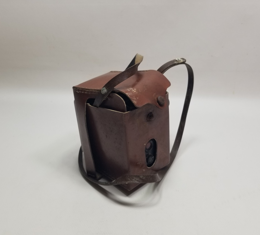 ORİJİNAL DERİ KUTUSUNDA ANTİKA LUBİTEL 2 MARKA FOTOĞRAF MAKİNESİ