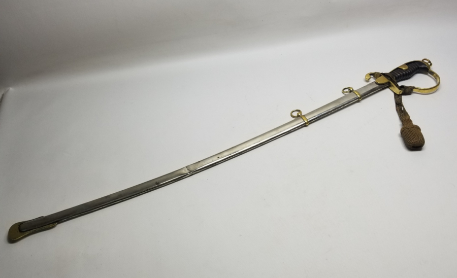 KIRKOR M. NARLIAN CONSTANTINOPLE YAZILI NADİR OSMANLI SUBAY KILICI