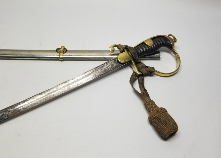 KIRKOR M. NARLIAN CONSTANTINOPLE YAZILI NADİR OSMANLI SUBAY KILICI