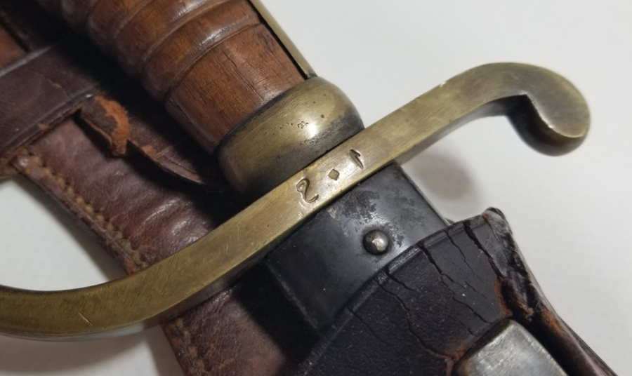 OSMANLI DÖNEMİ ALLAH BİZİMLE YAZILI NADİR BOYDA TOPÇU KILICI - TOPÇU SUBAYI'NIN SON SAVUNMA KILICI