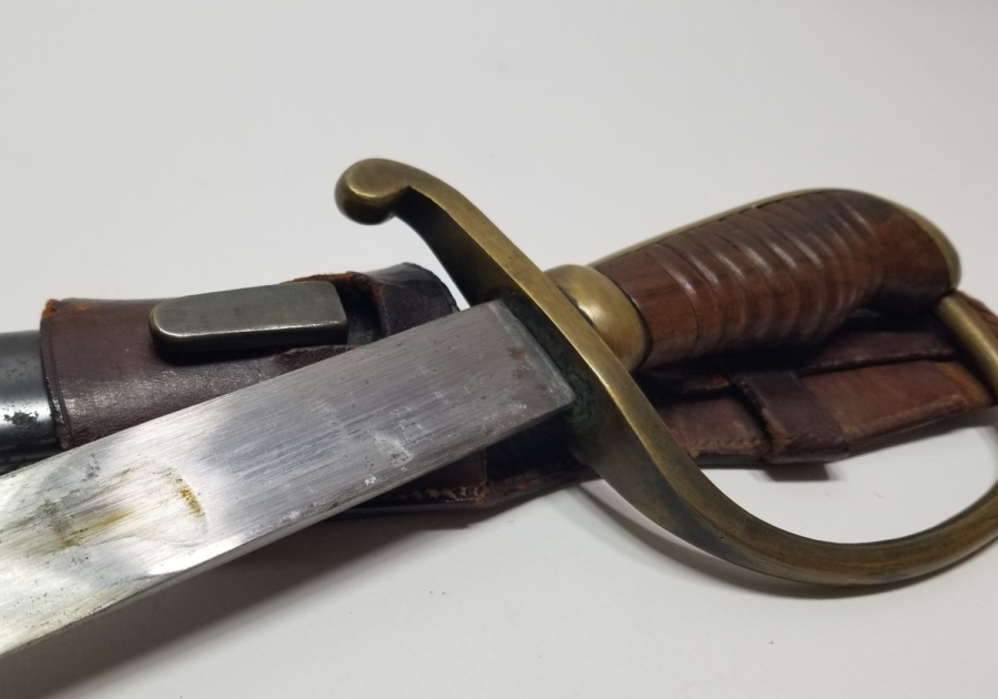 OSMANLI DÖNEMİ ALLAH BİZİMLE YAZILI NADİR BOYDA TOPÇU KILICI - TOPÇU SUBAYI'NIN SON SAVUNMA KILICI