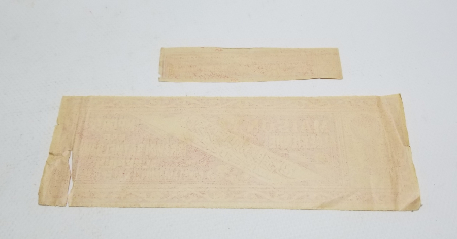 OSMANLI DÖNEMİ İKİ ADET NADİR ETİKET