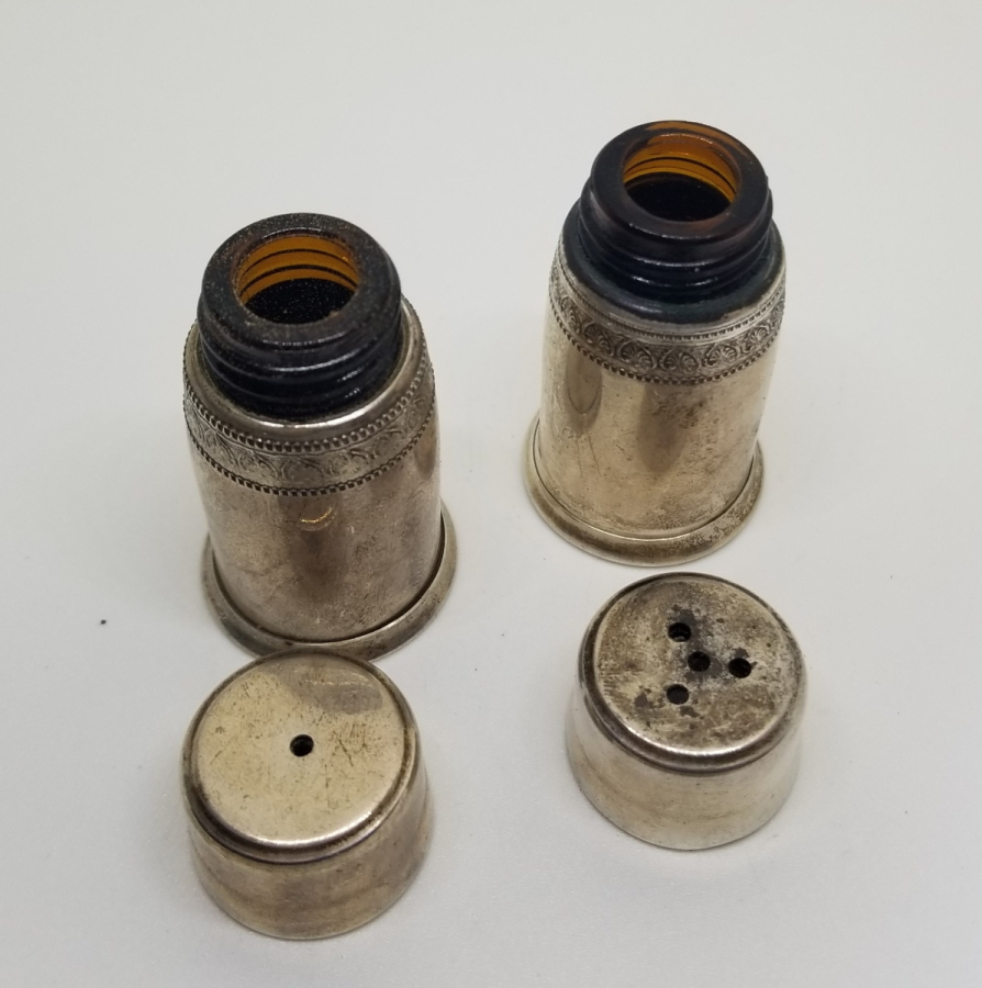 ANTİKA GÜMÜŞ TUZLUK BİBERLİK