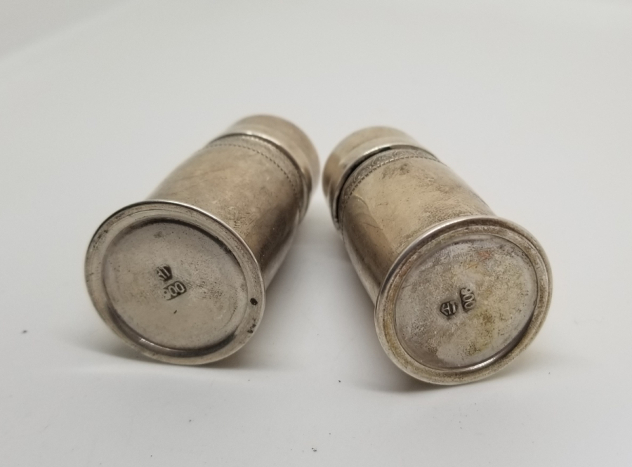 ANTİKA GÜMÜŞ TUZLUK BİBERLİK