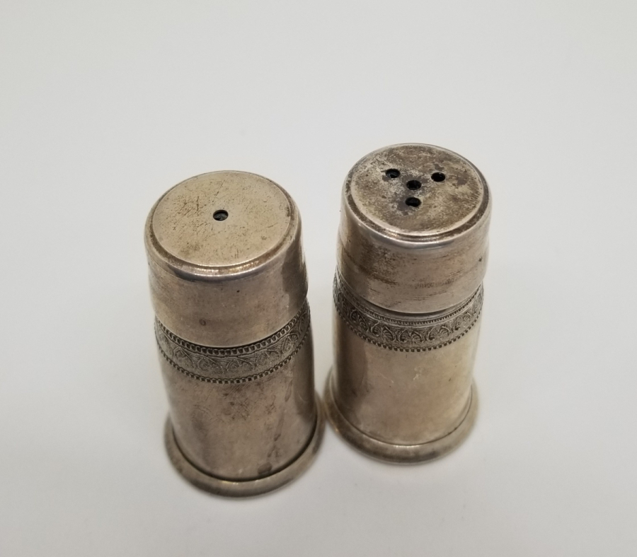 ANTİKA GÜMÜŞ TUZLUK BİBERLİK