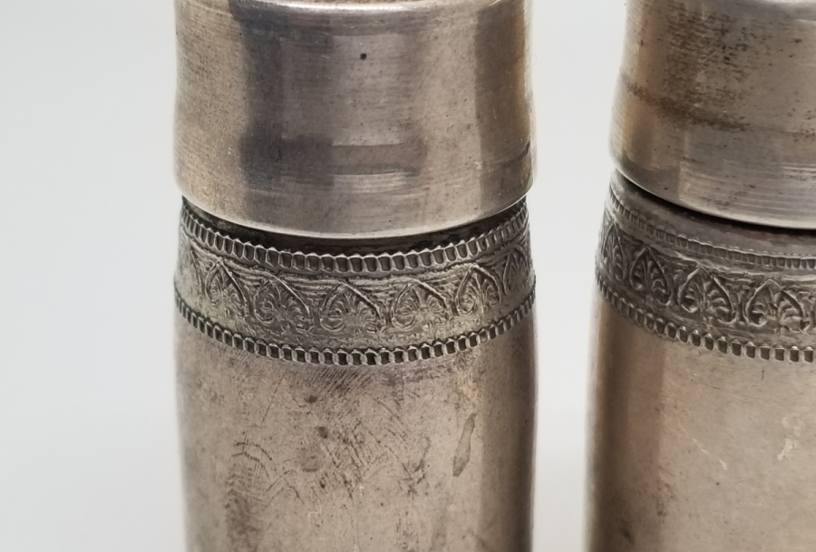 ANTİKA GÜMÜŞ TUZLUK BİBERLİK