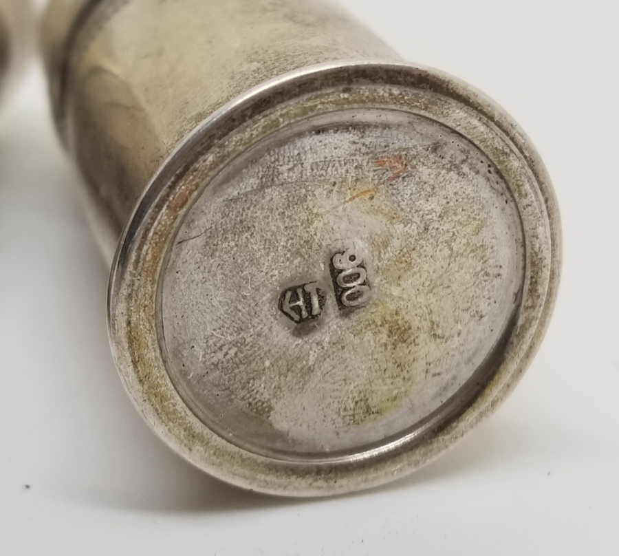 ANTİKA GÜMÜŞ TUZLUK BİBERLİK