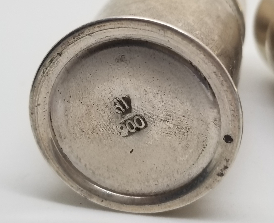 ANTİKA GÜMÜŞ TUZLUK BİBERLİK