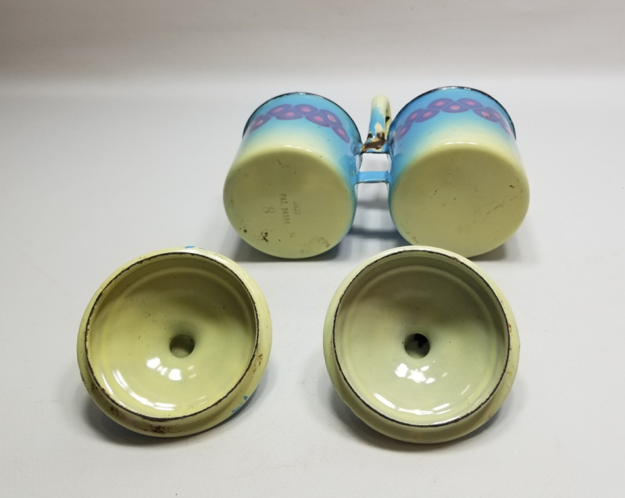 OSMANLI DÖNEMİ NADİR TİPTE KAPAKLI EMAYE KAHVE KUTUSU