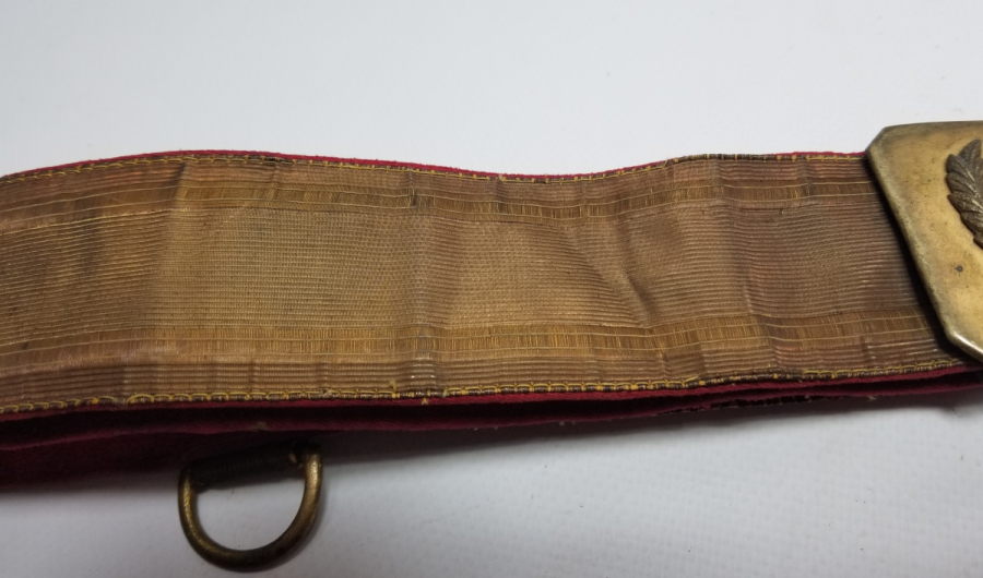 ALTIN SIRMA İŞÇİLİKLİ TAM TAKIM OSMANLI DÖNEMİ SUBAY KEMERİ