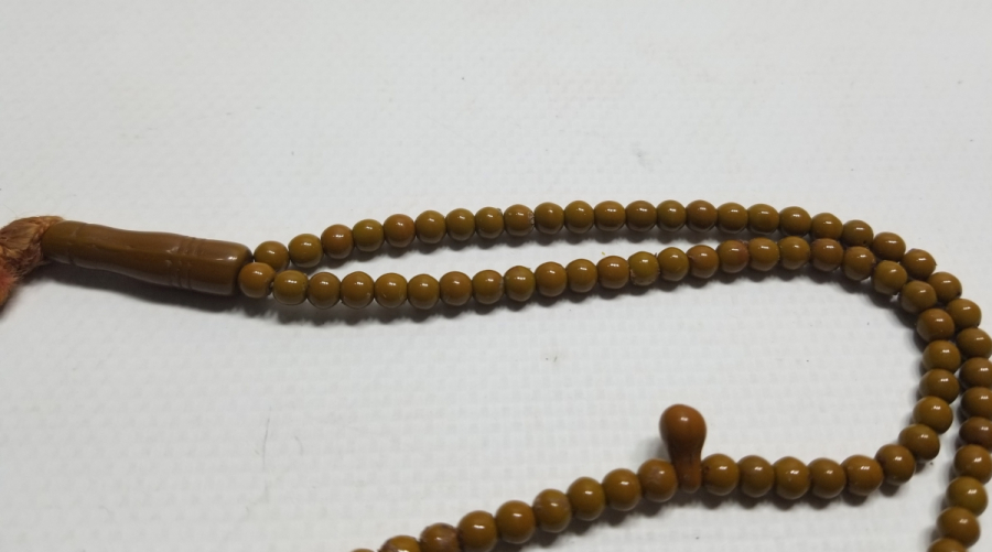 ORİJİNAL PÜSKÜLÜYLE OSMANLI DÖNEMİ BEYKOZ NAMAZ TESPİHİ