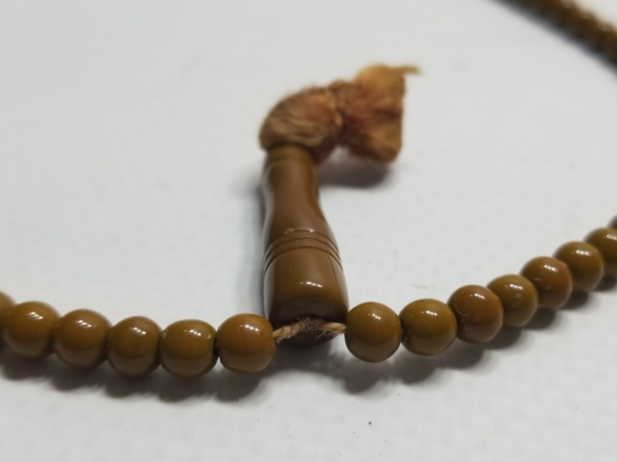 ORİJİNAL PÜSKÜLÜYLE OSMANLI DÖNEMİ BEYKOZ NAMAZ TESPİHİ