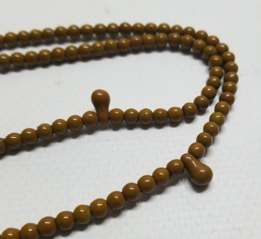 ORİJİNAL PÜSKÜLÜYLE OSMANLI DÖNEMİ BEYKOZ NAMAZ TESPİHİ