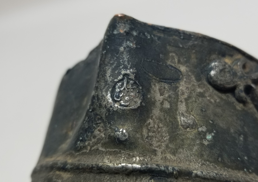 ÜZERİ ÇİFT USTA DAMGALI EDİRNE YAPIMI ÇOK NADİR BAKIR KAHVEDAN