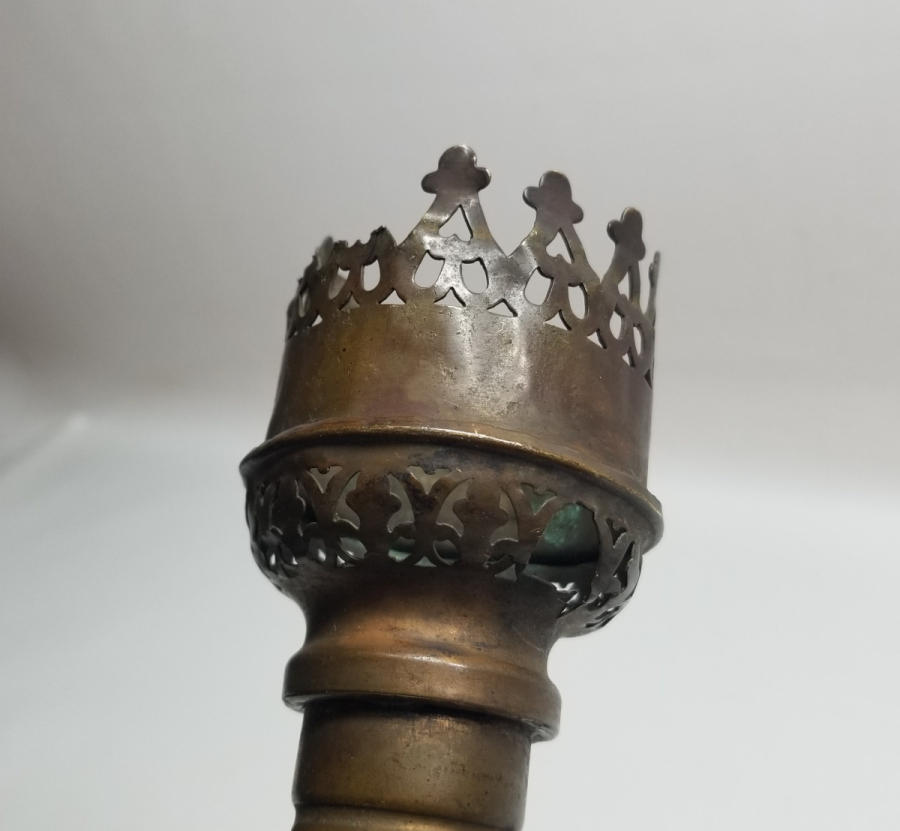 ÜZERLERİ OSMANLICA YAZILI ÇOK NADİR TREN VAGON LAMBASI