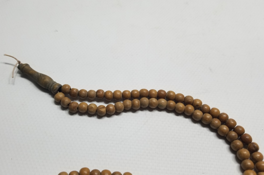 TESPİH AĞACINDAN YAPILMIŞ OSMANLI DÖNEMİ NAMAZ - ZİKİR TESPİHİ