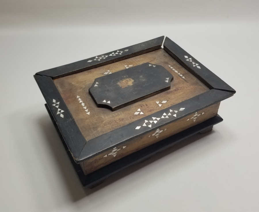 SEDEF ÇAKMA İŞÇİLİKLİ OSMANLI DÖNEMİ NADİR HAKKAK MÜHÜR KUTUSU