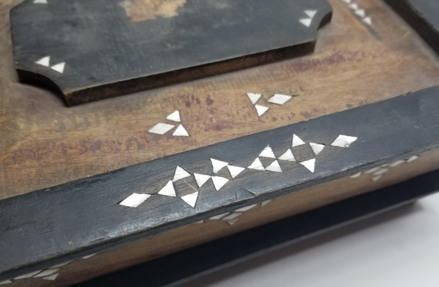 SEDEF ÇAKMA İŞÇİLİKLİ OSMANLI DÖNEMİ NADİR HAKKAK MÜHÜR KUTUSU