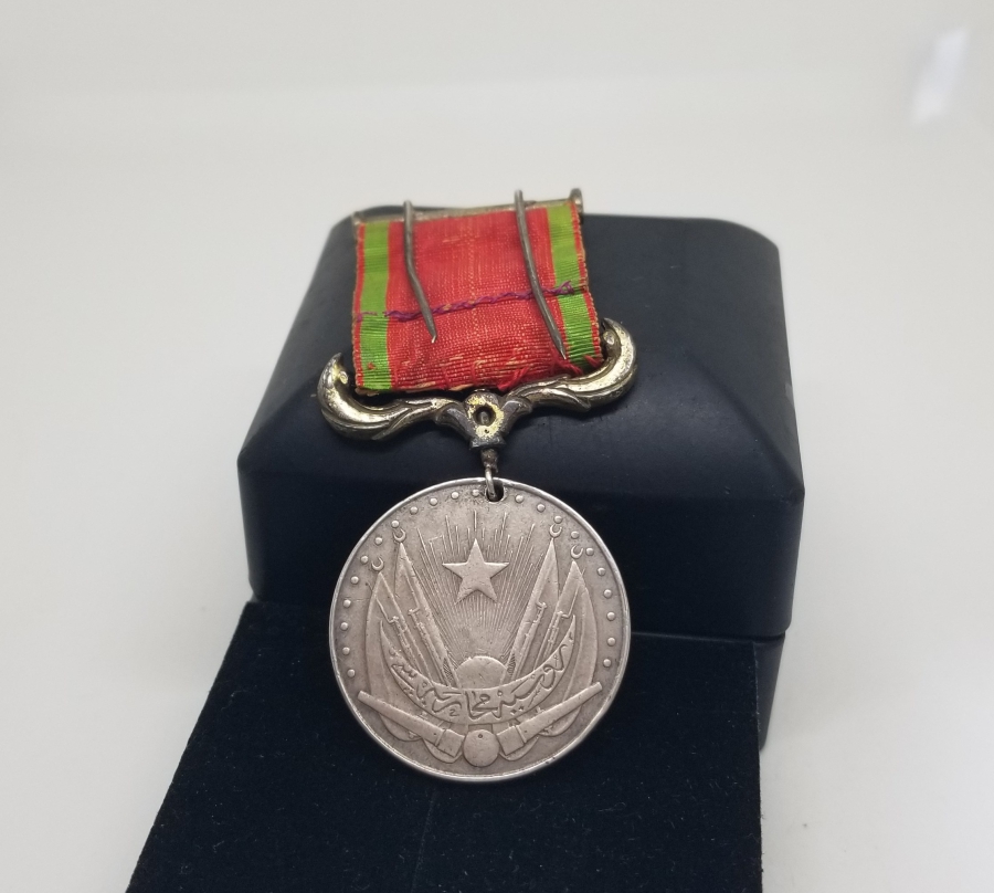 2.ABDÜLHAMİT HAN DÖNEMİ GÜMÜŞ ASKI VE İPEK KURDELASIYLA RUSYA MUHAREBESİ MADALYASI