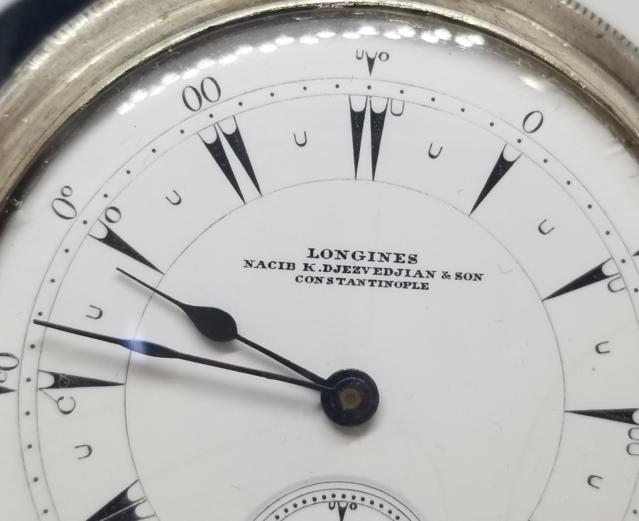 NADİR TİPTE OSMANLI DÖNEMİ LONGİNES KURMALI CEP SAATİ