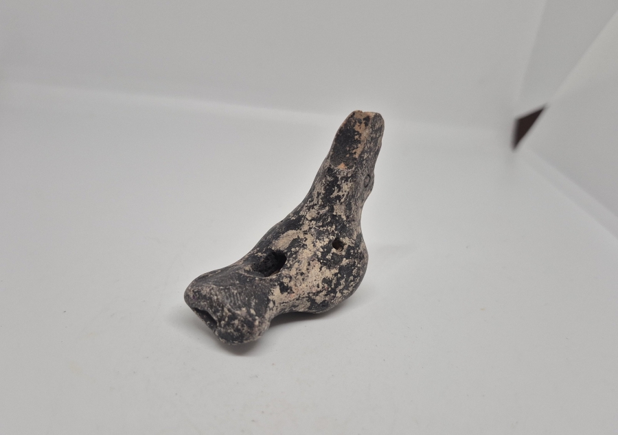 OSMANLI DÖNEMİ EL YAPIMI NADİR KUŞ FİGÜRLÜ OYUNCAK TOPRAK DÜDÜK