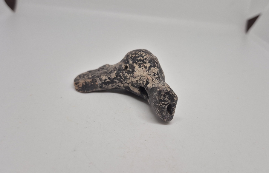 OSMANLI DÖNEMİ EL YAPIMI NADİR KUŞ FİGÜRLÜ OYUNCAK TOPRAK DÜDÜK