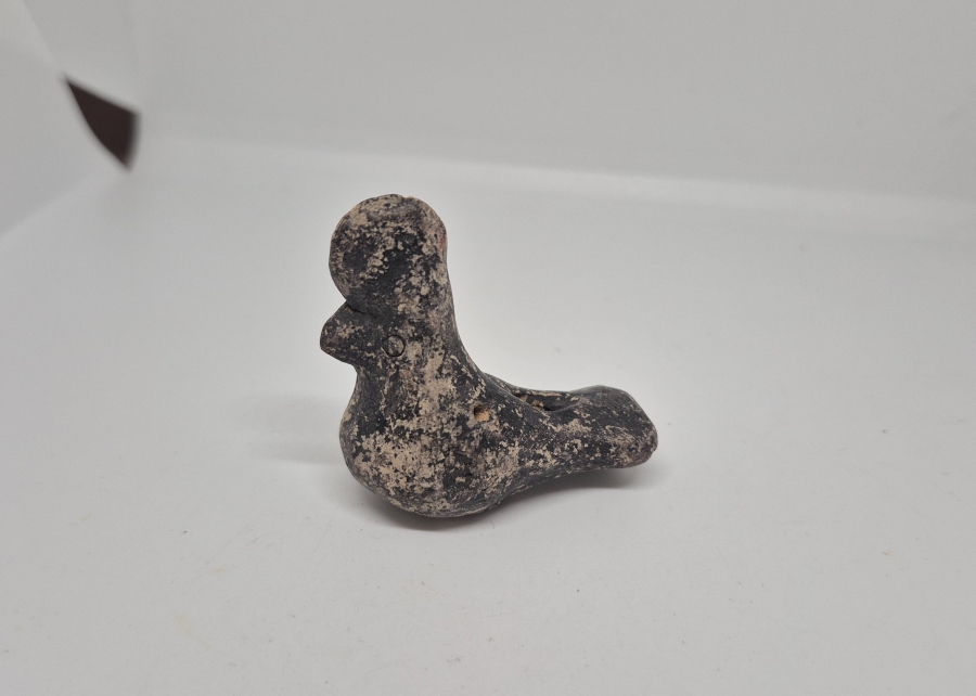 OSMANLI DÖNEMİ EL YAPIMI NADİR KUŞ FİGÜRLÜ OYUNCAK TOPRAK DÜDÜK