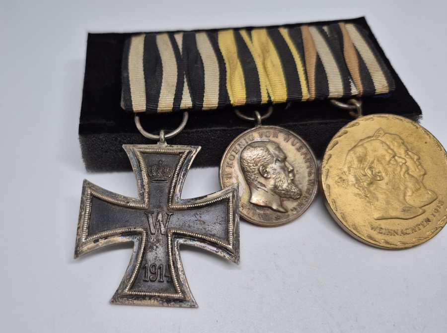 1. DÜNYA SAVAŞI DÖNEMİ NADİR ÜÇLÜ MADALYA VE BARI