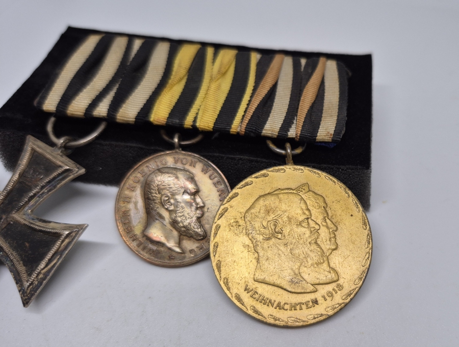 1. DÜNYA SAVAŞI DÖNEMİ NADİR ÜÇLÜ MADALYA VE BARI