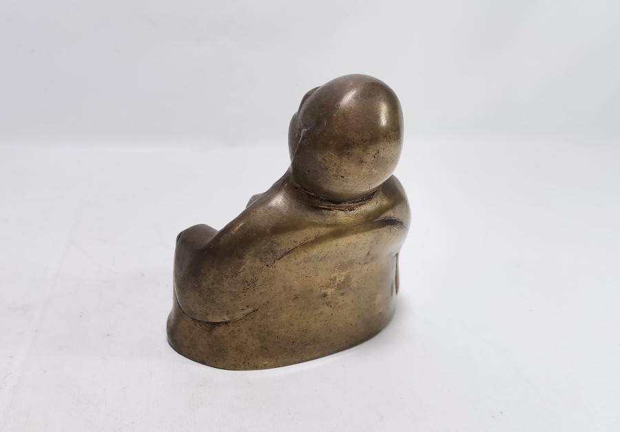 ANTİKA BRONZ BUDA HEYKELİ