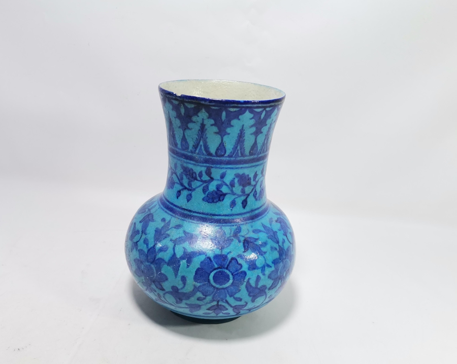 OSMANLI DÖNEMİ NADİR RENKTE BÜYÜK BOY KÜTAHYA VAZO