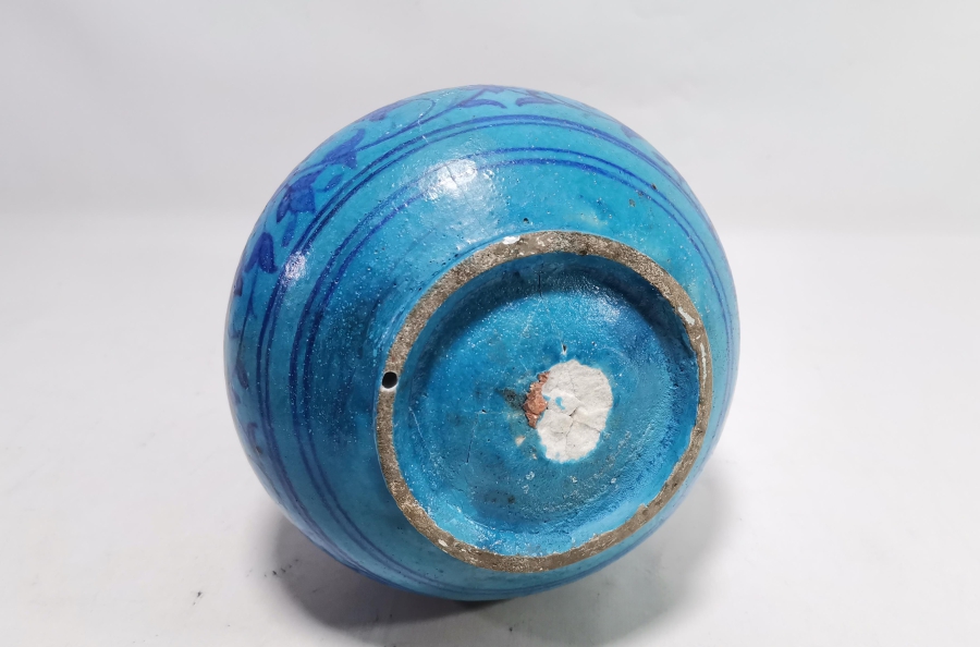 OSMANLI DÖNEMİ NADİR RENKTE BÜYÜK BOY KÜTAHYA VAZO