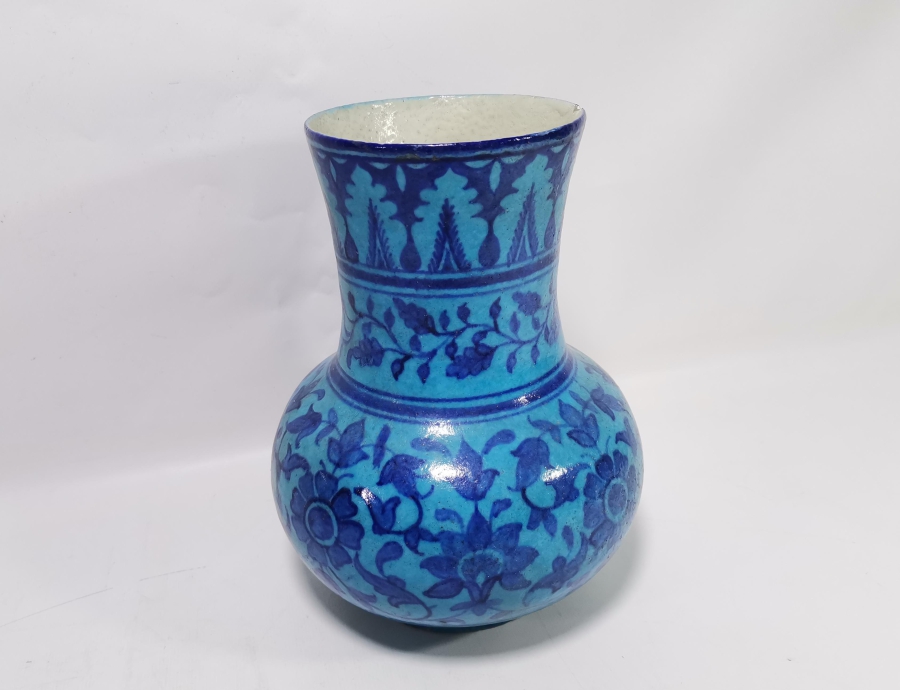 OSMANLI DÖNEMİ NADİR RENKTE BÜYÜK BOY KÜTAHYA VAZO