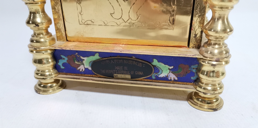 MİNE İŞÇİLİKLİ ANTİKA MASA SAATİ