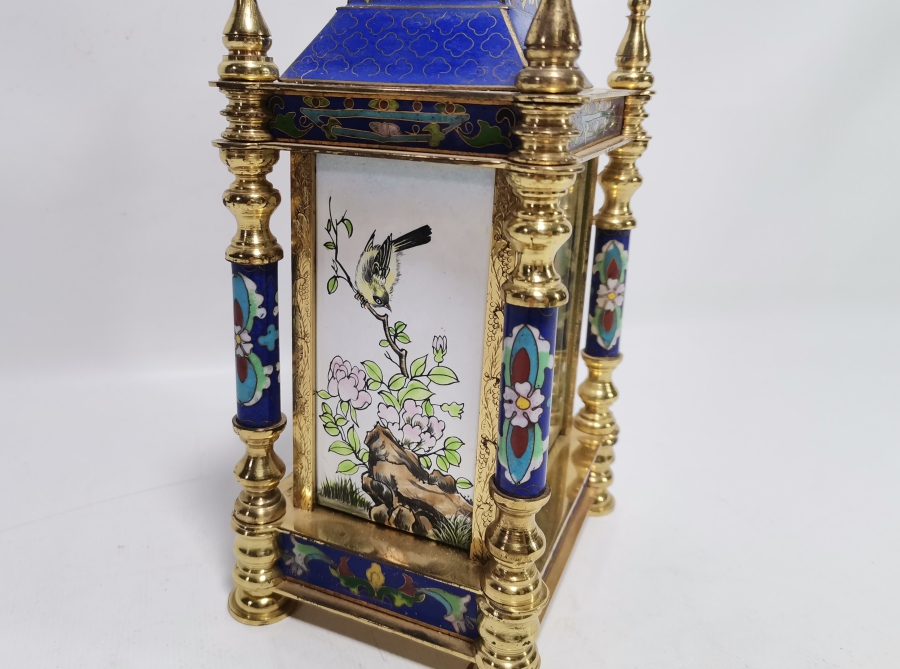 MİNE İŞÇİLİKLİ ANTİKA MASA SAATİ