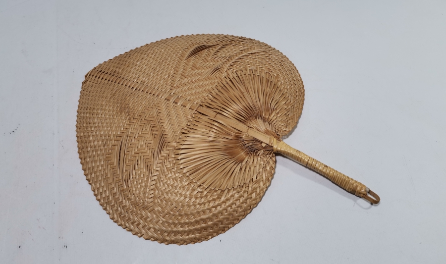 OSMANLI DÖNEMİ HURMA YAPRAĞINDAN YAPILMIŞ YELPAZE