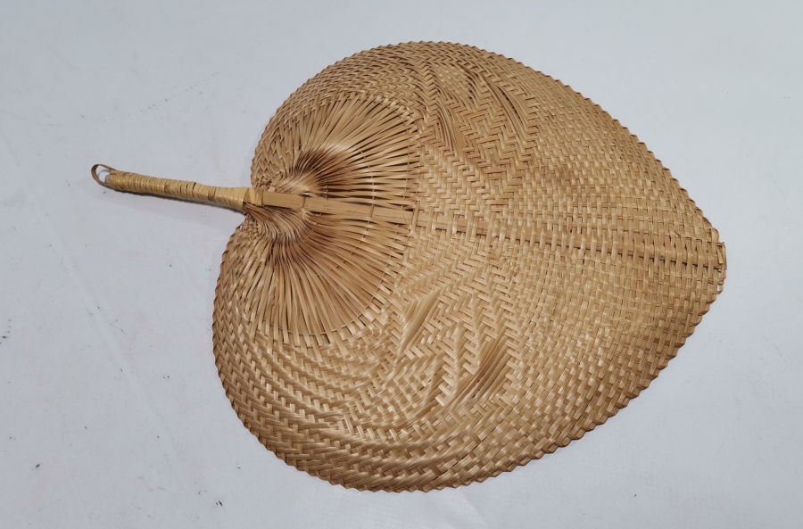 OSMANLI DÖNEMİ HURMA YAPRAĞINDAN YAPILMIŞ YELPAZE