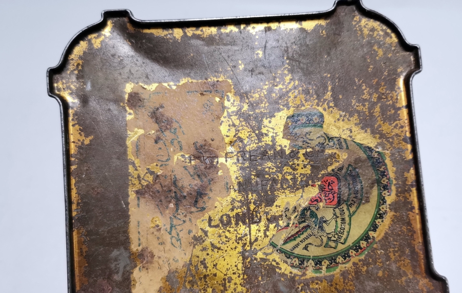 NADİR TİPTE OSMANLI DÖNEMİ ORİJİNAL ETİKETİYLE İNGİLİZ ÇAY KUTUSU