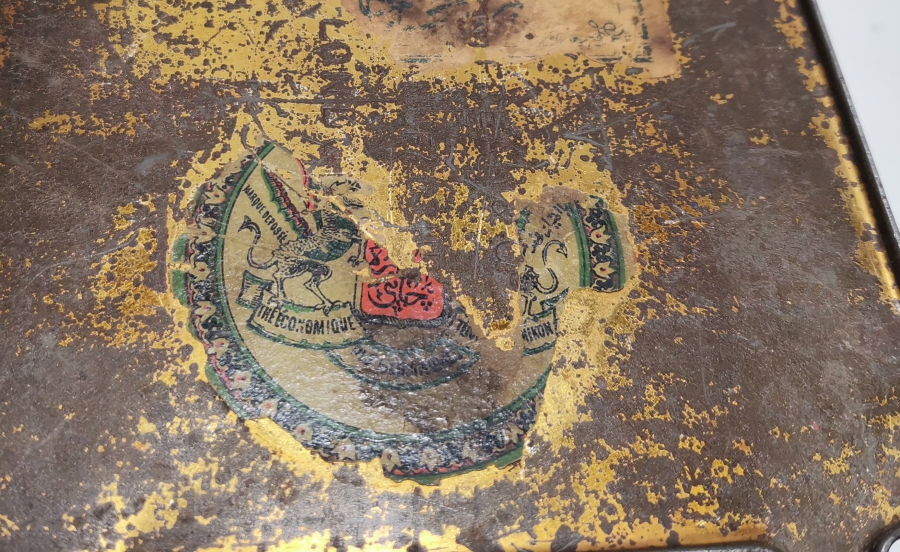 NADİR TİPTE OSMANLI DÖNEMİ ORİJİNAL ETİKETİYLE İNGİLİZ ÇAY KUTUSU