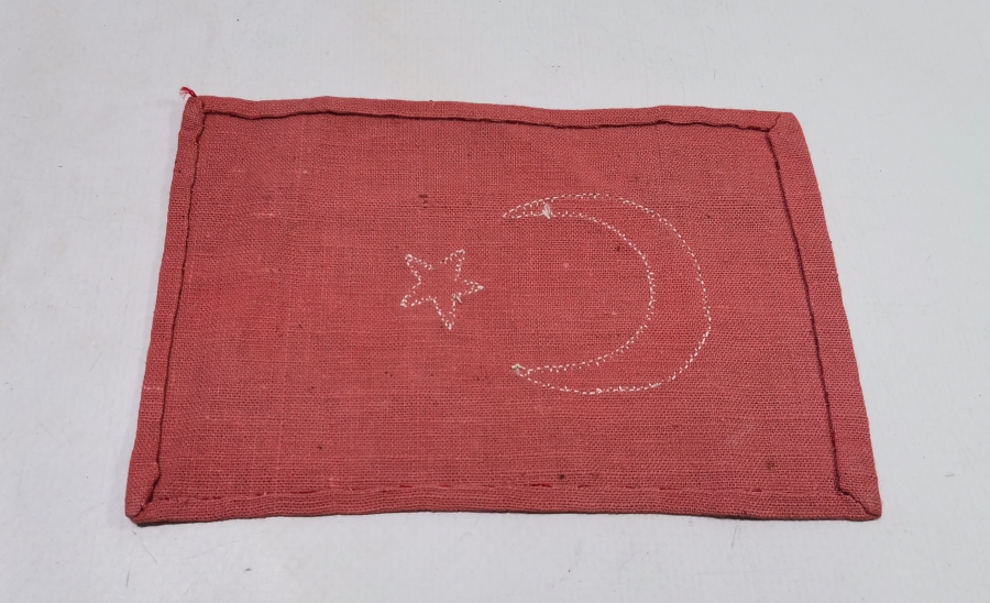 OSMANLI DÖNEMİ ÇOK NADİR GÖĞÜS BAYRAĞI