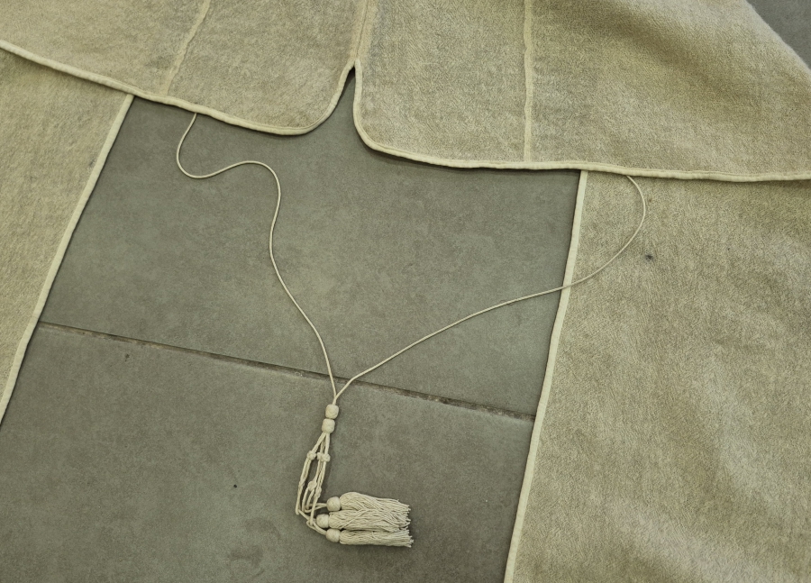 OSMANLI DÖNEMİ EL DOKUMA ÜZERİ AŞİRET FİGÜRLÜ NADİR ÇERKES KIŞLIK BAŞLIK