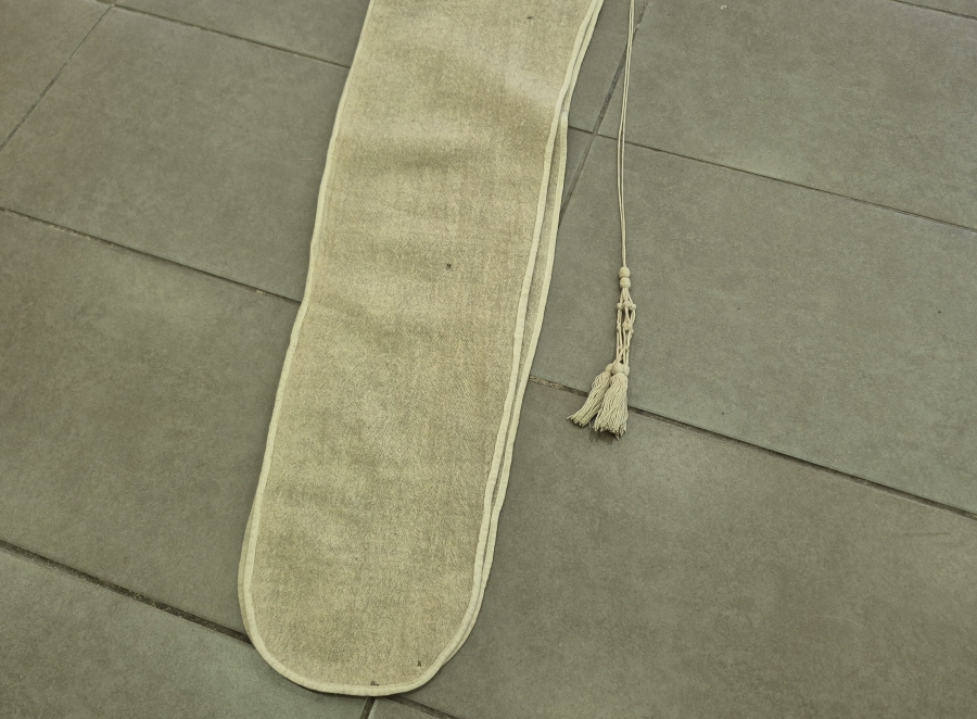 OSMANLI DÖNEMİ EL DOKUMA ÜZERİ AŞİRET FİGÜRLÜ NADİR ÇERKES KIŞLIK BAŞLIK