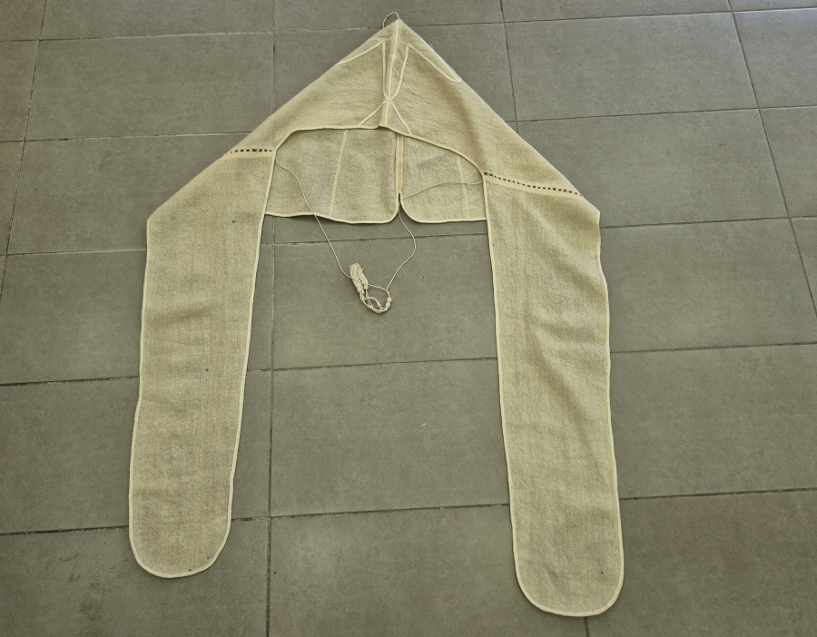 OSMANLI DÖNEMİ EL DOKUMA ÜZERİ AŞİRET FİGÜRLÜ NADİR ÇERKES KIŞLIK BAŞLIK