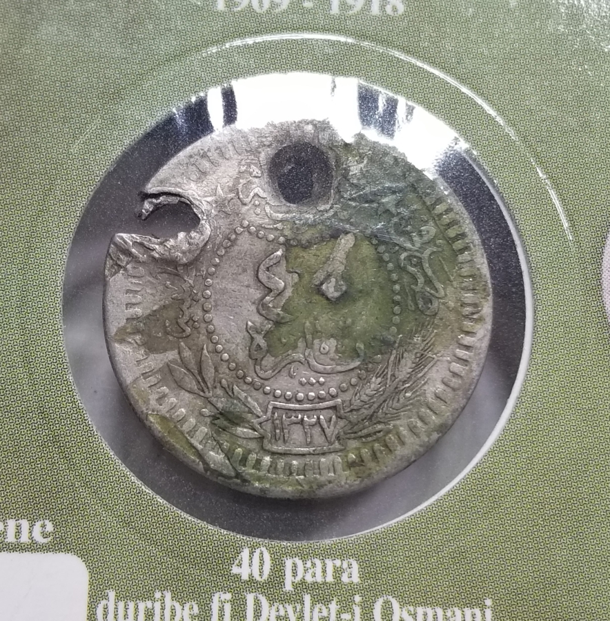 MEHMET REŞAT HAN DÖNEMİ KOLEKSİYONLUK NİKEL 40 PARA