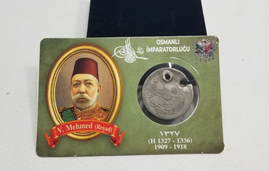 MEHMET REŞAT HAN DÖNEMİ KOLEKSİYONLUK NİKEL 40 PARA